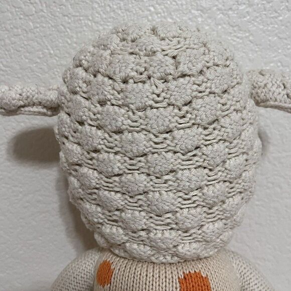 Cuddle + Kind Lucy the Lamb Plush Knit Handmade Doll Stuffed Animal 20" - Picture 16 of 16